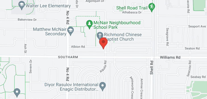 map of 10340 ALBION ROAD